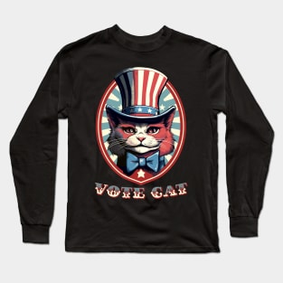 Vote Cat! Long Sleeve T-Shirt